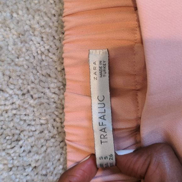 Blush colored ZARA pants - Picture 3 of 8